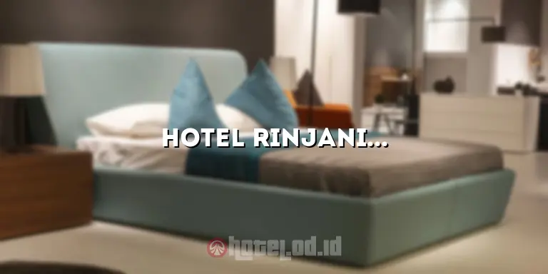 Rinjani 1: Penginapan Tersembunyi di Jantung Cilacap
